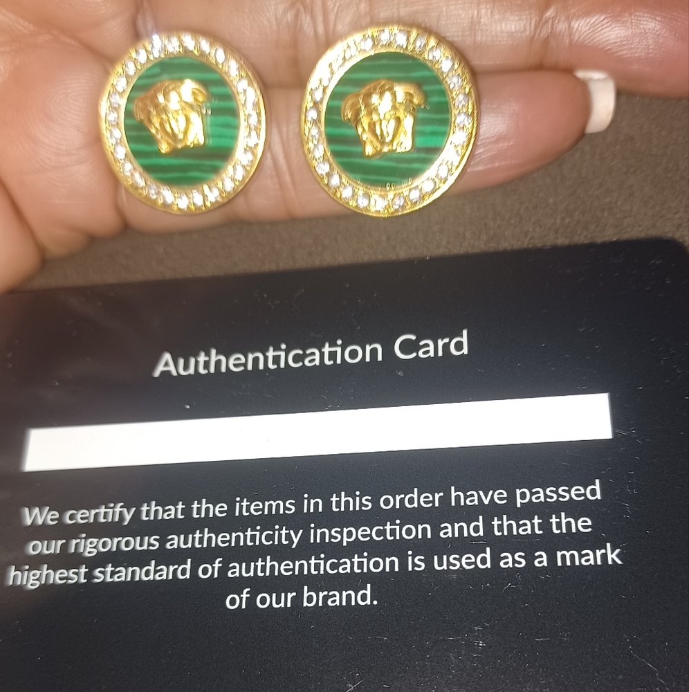 Versace earrings
